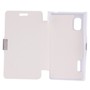 Handyh�lle Tasche f�r LG Optimus L5 / E610 wei� geb�rstet