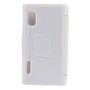 Handyh�lle Tasche f�r LG Optimus L5 / E610 wei� geb�rstet