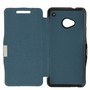 Handyh�lle Tasche f�r HTC One / M7 blau geb�rstet