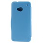 Handyh�lle Tasche f�r HTC One / M7 blau geb�rstet