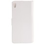 Handyh�lle Flip Quer Tasche f�r Sony Xperia Z2 L50w wei�