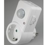 Zwischenstecker mit Bewegungsmelder 120-, 9m Reichweite , 230V/1200W, wei�