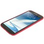Schutzh�lle Case Ultra D�nn 0,3mm f�r Handy Samsung Galaxy Note 2 N7100 Rot Transparent