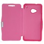 Handyh�lle Tasche f�r HTC One / M7 pink geb�rstet