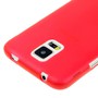 Schutzh�lle Case Ultra D�nn 0,3mm f�r Handy Samsung Galaxy S5 / S5 Neo rot Transparent