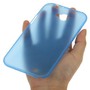 Schutzh�lle Case Ultra D�nn 0,3mm f�r Handy Samsung Galaxy Note 2 N7100 Blau Transparent