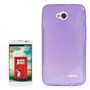 Handyh�lle S Line TPU Tasche f�r LG L70 / Dual D325 Lila / Violett