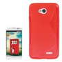 Handyh�lle S Line TPU Tasche f�r LG L70 / Dual D325 Rot