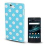 Schutzh�lle TPU Punkte Case f�r Handy Sony Xperia Z / L36H / C660X