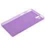 Schutzh�lle Case Ultra D�nn 0,3mm f�r Handy Sony Xperia Z / L36H / C660X Lila / Violett / Transparent