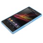 Schutzh�lle Case Ultra D�nn 0,3mm f�r Handy Sony Xperia Z / L36H / C660X Blau Transparent