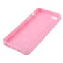 TPU Backcover H�lle gepunktet f�r Handy Apple iPhone 5 / 5s Rosa / Wei�