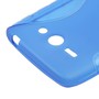 Handyh�lle Silikon Case (S-Curve) f�r Handy Huawei Ascend Y530 Blau transparent