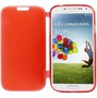 Handyh�lle Flip Quer f�r Handy Samsung Galaxy S4 i9500 / i9505 / i9506 / GT-i9515 Rot
