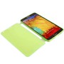 Handyh�lle Flip Quer f�r Handy Samsung Galaxy Note 3 Leuchtgr�n