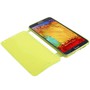 Handyh�lle Flip Quer f�r Handy Samsung Galaxy Note 3 Gelb