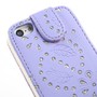 Schutzh�lle Handy Case f�r Handy Apple iPhone 5c Strass Lila Violett