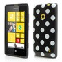 Schutzh�lle TPU Case f�r Handy Nokia Lumia 520 525 Schwarz / Wei�