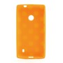 Schutzh�lle TPU Case f�r Handy Nokia Lumia 520 525 Orange / Wei�
