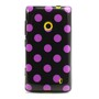 Schutzh�lle TPU Case f�r Handy Nokia Lumia 520 525 Schwarz / Pink