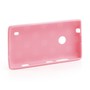 Schutzh�lle TPU Case f�r Handy Nokia Lumia 520 525 Rosa / Wei�