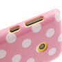 Schutzh�lle TPU Case f�r Handy Nokia Lumia 520 525 Rosa / Wei�