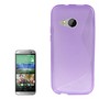 Handyh�lle TPU Schutzh�lle Case Cover f�r HTC One mini 2 Lila / Violett
