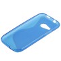 Handyh�lle TPU-Schutzh�lle f�r HTC One mini 2 Blau