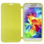 Handyh�lle Flip Quer f�r Handy Samsung Galaxy S5 / S5 Neo Gelb