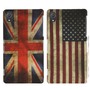 H�lle Retro Flagge TPU Tasche f�r Sony Xperia Z2 L50w