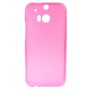 Handyh�lle Transluzente TPU Tasche f�r HTC One  M8s Pink