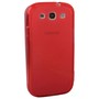 Handyh�lle Flip Quer f�r Handy Samsung Galaxy S3 Rot