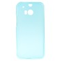 Handyh�lle Transluzente TPU Tasche f�r HTC One 2 M8 Hellblau