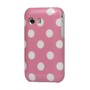 Schutzh�lle Hard Case f�r Handy Samsung Galaxy Y S5360 rosa / wei�