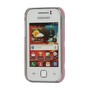 Schutzh�lle Hard Case f�r Handy Samsung Galaxy Y S5360 rosa / wei�