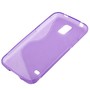 Schutzh�lle TPU Case H�lle f�r Handy Samsung Galaxy S5 mini lila / violett