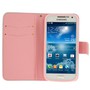 Schutzh�lle Handytasche (Flip Quer) f�r Handy Samsung Galaxy S4 Mini GT-I9190 / S4 Mini Duos GT-I9192 Eule mit Herz