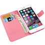 Schutzh�lle Handytasche (Flip Quer) f�r Handy Apple iPhone 6 Plus Bunte Eulen Versammlung