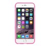 TPU Backcover H�lle gepunktet f�r Handy Apple iPhone 6 Plus Pink / Wei�