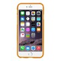 TPU Backcover H�lle gepunktet f�r Handy Apple iPhone 6 Plus Orange / Wei�