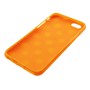 TPU Backcover H�lle gepunktet f�r Handy Apple iPhone 6 Plus Orange / Wei�