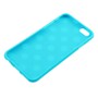 TPU Backcover H�lle gepunktet f�r Handy Apple iPhone 6 Plus Hellblau / Wei�