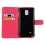 Schutzh�lle Handytasche (Flip Quer) f�r Handy Samsung Galaxy Note 4 SM-N910 Pink