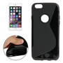 Handyh�lle TPU Case f�r Handy Apple iPhone 6 Plus (5,5 Zoll) schwarz