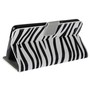 Schutzh�lle Handytasche (Flip Quer) f�r Handy Wiko Highway Signs Zebra Muster