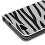 Schutzh�lle Handytasche (Flip Quer) f�r Handy Wiko Highway Signs Zebra Muster