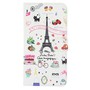 Schutzh�lle Handytasche (Flip Quer) f�r Handy Wiko Darkmoon Eiffelturm