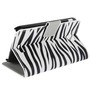 Schutzh�lle Handytasche (Flip Quer) f�r Handy Wiko Darkmoon Zebra Muster