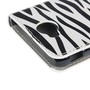 Schutzh�lle Handytasche (Flip Quer) f�r Handy Wiko Darkmoon Zebra Muster