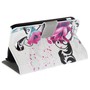 Schutzh�lle Handytasche (Flip Quer) f�r Handy Wiko Darkmoon Motiv Blume